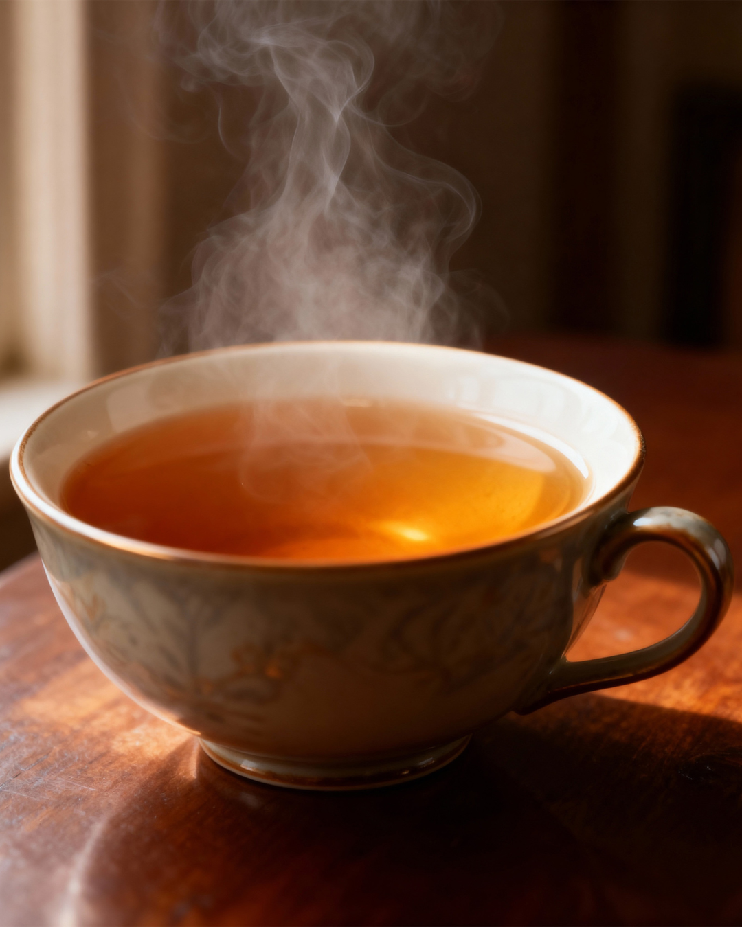 Tea by window