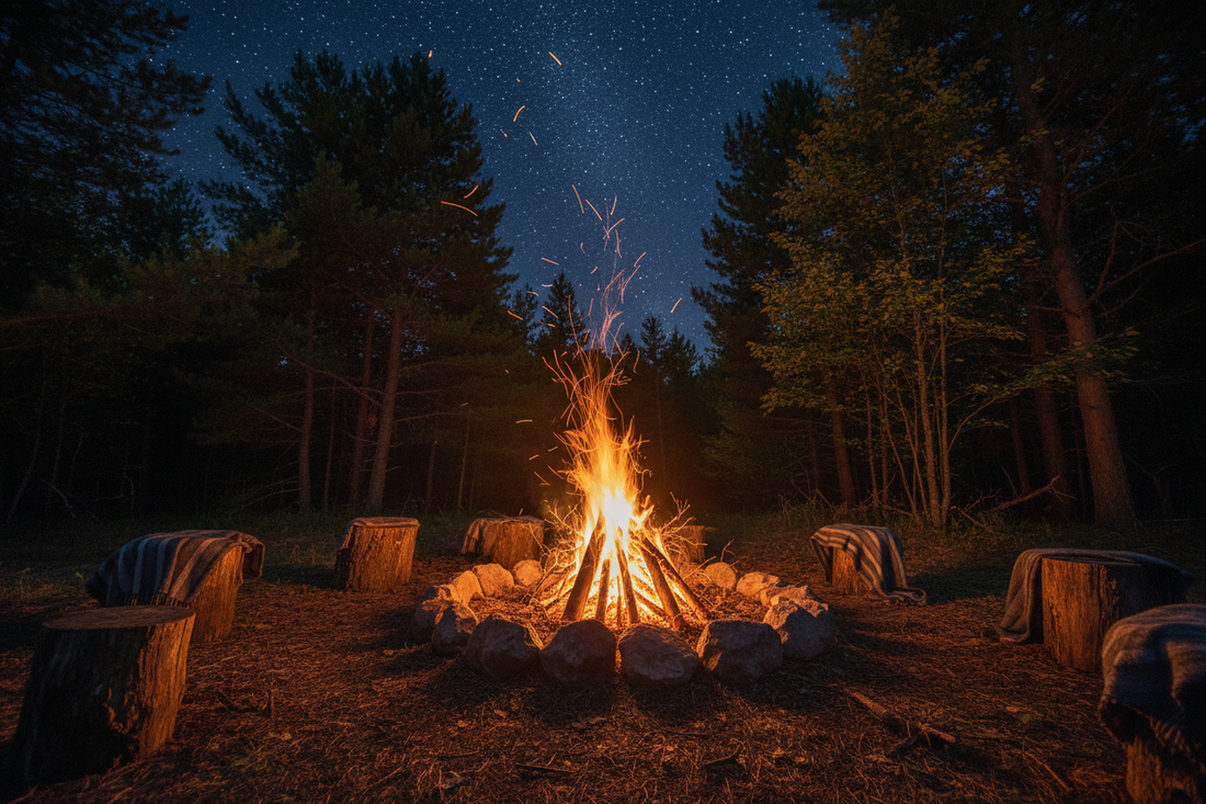 Campfire Mornings: Starting a Fire and Brewing Coffee Outdoors