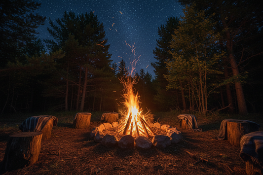 Campfire Mornings: Starting a Fire and Brewing Coffee Outdoors