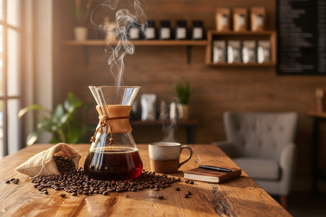 coffee and chemex