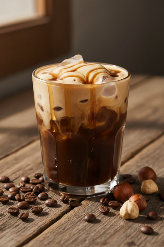 How to Make a Hazelnut Shaken Espresso at Home