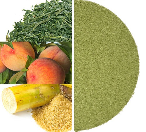 Sweet Summer Peach Matcha