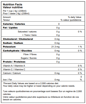 Nutrition Facts