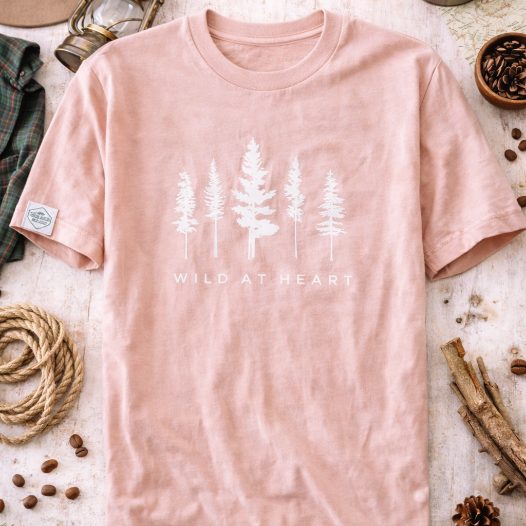 The Wild at Heart Tee- Peach